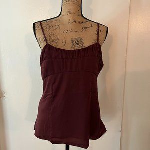 Banana Republic Dark Cherry Tank Size 10